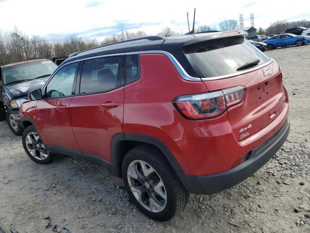 3C4NJDCB2KT754479 - 2019 JEEP COMPASS LIMITED RED photo 2