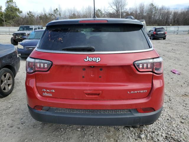 3C4NJDCB2KT754479 - 2019 JEEP COMPASS LIMITED RED photo 6