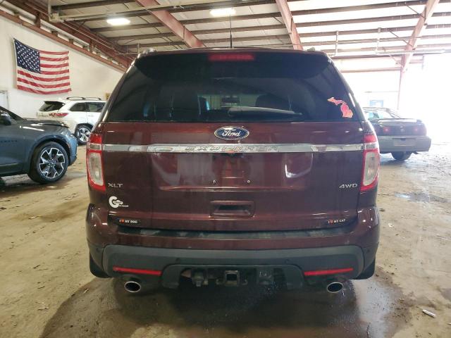 1FMHK8D81CGA07915 - 2012 FORD EXPLORER XLT BROWN photo 6