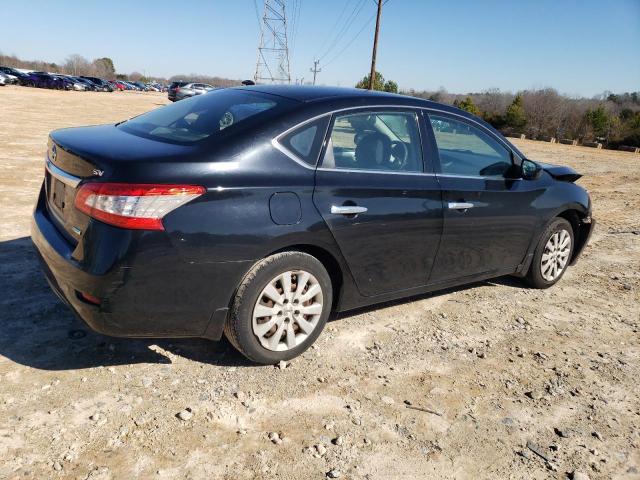 3N1AB7AP3EY236578 - 2014 NISSAN SENTRA S BLACK photo 3