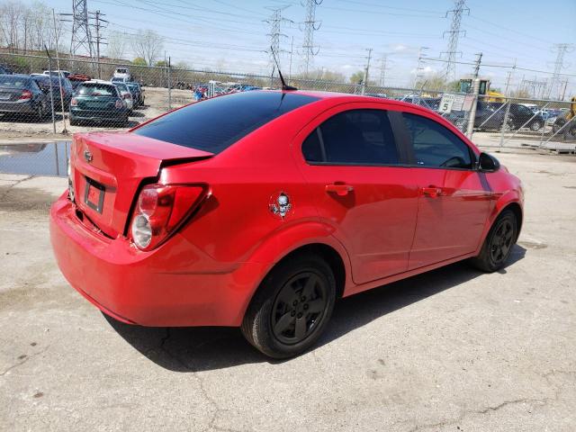 1G1JA5SH8D4184208 - 2013 CHEVROLET SONIC LS Qırmızı foto 3