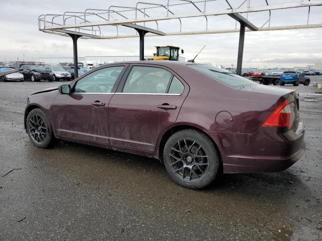 3FAHP0HA6BR261394 - 2011 FORD FUSION SE MAROON photo 2