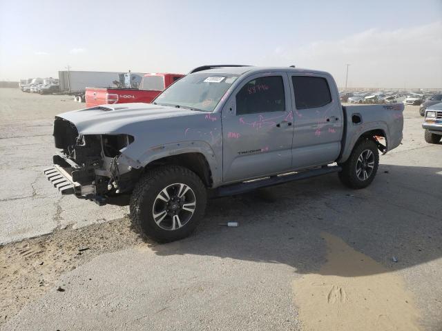 3TMCZ5AN2KM249040 - 2019 TOYOTA TACOMA DOUBLE CAB GRAY photo 1