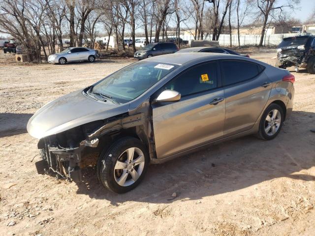 5NPDH4AE1DH338642 - 2013 HYUNDAI ELANTRA GLS GRAY photo 1