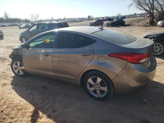 5NPDH4AE1DH338642 - 2013 HYUNDAI ELANTRA GLS GRAY photo 2