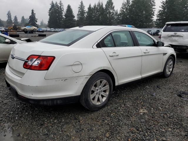 1FAHP2DW2BG118558 - 2011 FORD TAURUS SE WHITE photo 3