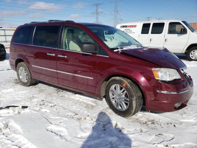 2A8HR64X68R746739 - 2008 CHRYSLER TOWN & COU LIMITED MAROON photo 4