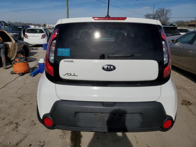 KNDJN2A22E7737524 - 2014 KIA SOUL WHITE photo 6