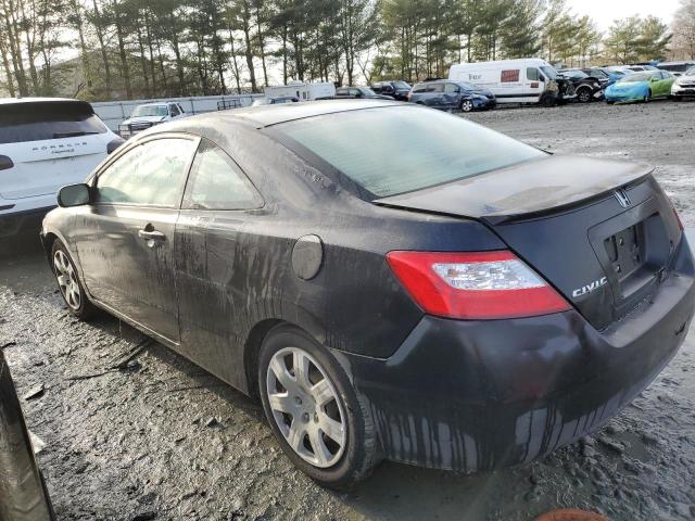 2HGFG12696H582618 - 2006 HONDA CIVIC LX BLACK photo 2