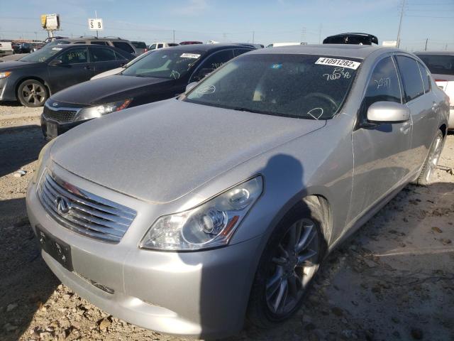 JNKBV61E27M700238 - 2007 INFINITI G35 SILVER photo 2