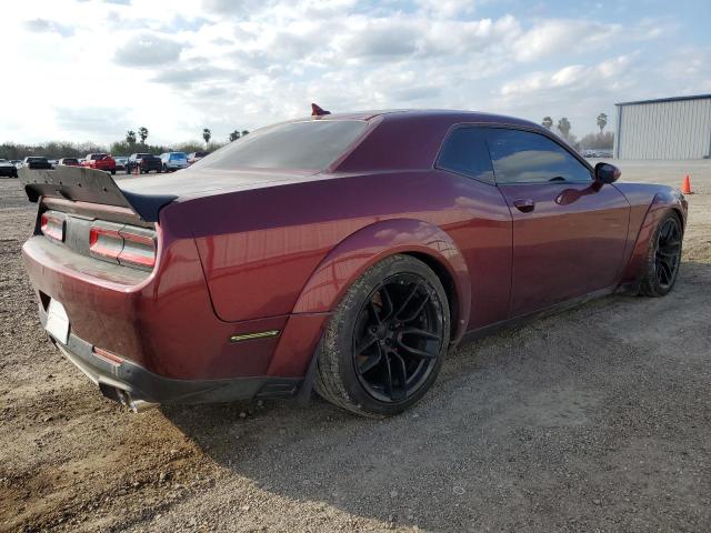 2C3CDZFJ7KH574085 - 2019 DODGE CHALLENGER R/T SCAT PACK MAROON photo 3