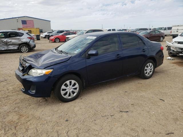 5YFBU4EE1DP175703 - 2013 TOYOTA COROLLA BASE BLUE photo 1