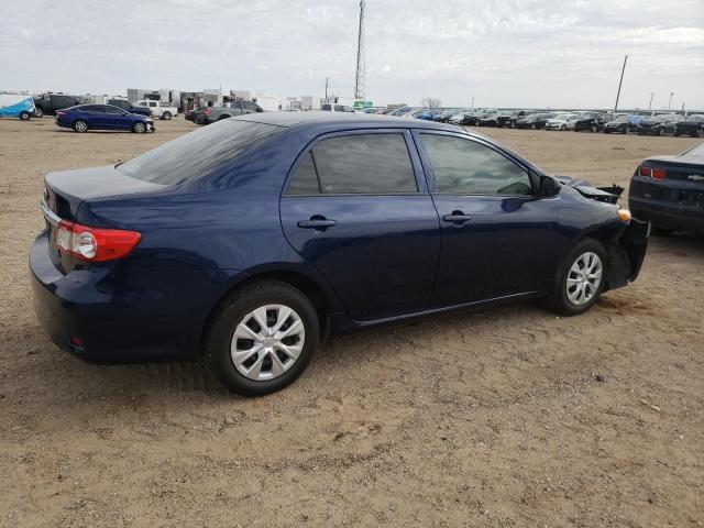 5YFBU4EE1DP175703 - 2013 TOYOTA COROLLA BASE BLUE photo 3