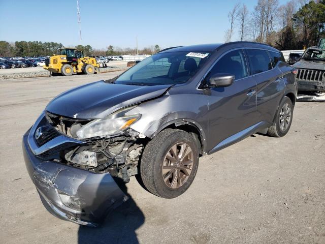 5N1AZ2MH4JN133253 - 2018 NISSAN MURANO S GRAY photo 1