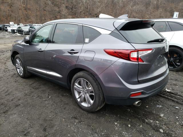 5J8TC2H71ML021771 - 2021 ACURA RDX ADVANCE GRAY photo 2