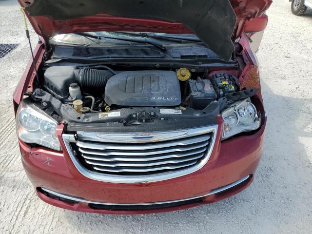 2C4RC1BGXGR295932 - 2016 CHRYSLER TOWN & COU TOURING ბურგუნდია ფოტო 12