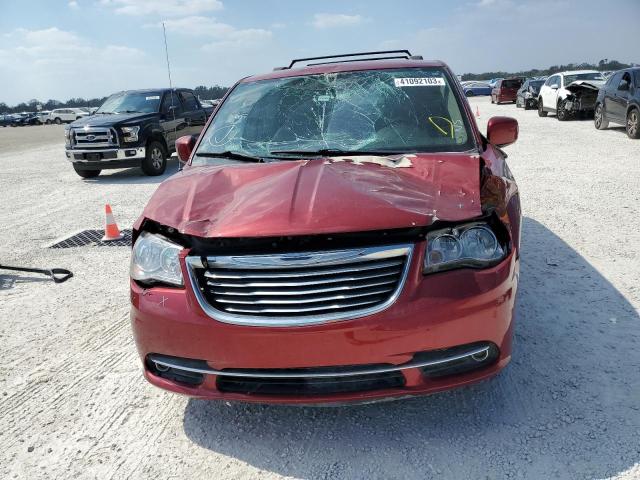 2C4RC1BGXGR295932 - 2016 CHRYSLER TOWN & COU TOURING ბურგუნდია ფოტო 5