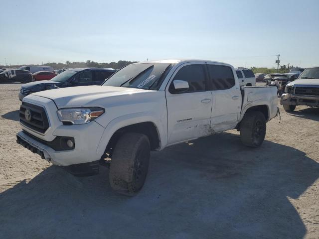 3TMAZ5CN8MM141111 - 2021 TOYOTA TACOMA DOUBLE CAB WHITE photo 1