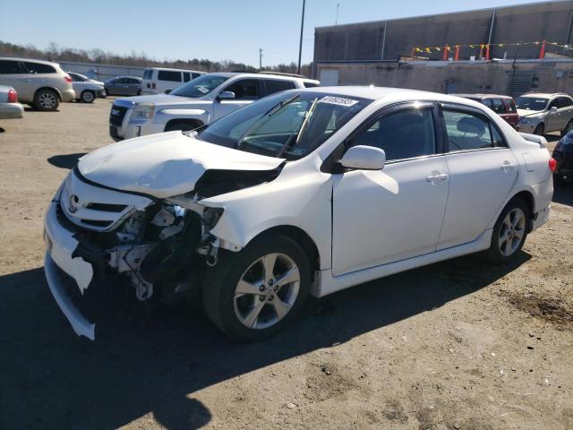 2T1BU4EE7BC601066 - 2011 TOYOTA COROLLA BASE WHITE photo 1