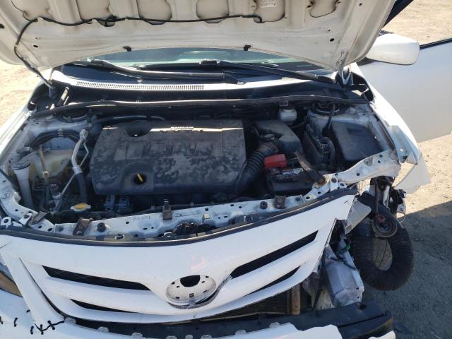 2T1BU4EE7BC601066 - 2011 TOYOTA COROLLA BASE WHITE photo 11