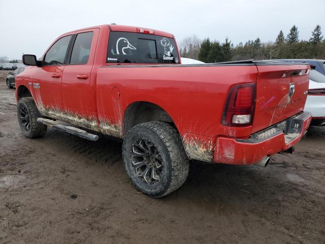 1C6RR7HT6HS514981 - 2017 RAM 1500 SPORT RED photo 2