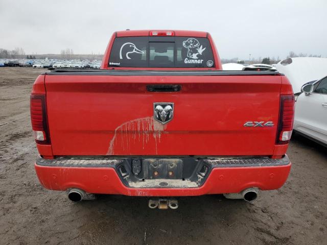 1C6RR7HT6HS514981 - 2017 RAM 1500 SPORT RED photo 6