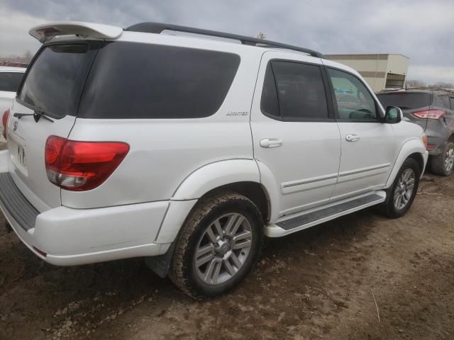 5TDBT48A16S262183 - 2006 TOYOTA SEQUOIA LIMITED WHITE photo 3