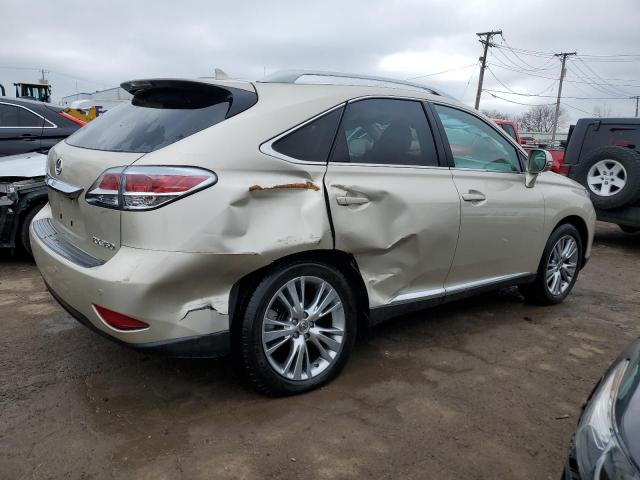 2T2BK1BA9DC200753 - 2013 LEXUS RX 350 BASE GOLD photo 3