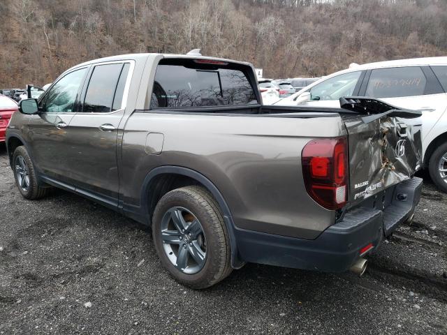 5FPYK3F7XNB037835 - 2022 HONDA RIDGELINE RTL GRAY photo 2