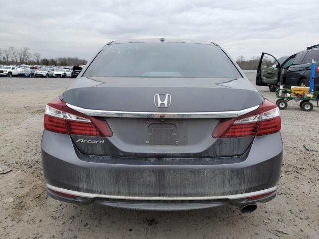 1HGCR2F83GA136592 - 2016 HONDA ACCORD EXL GRAY photo 6