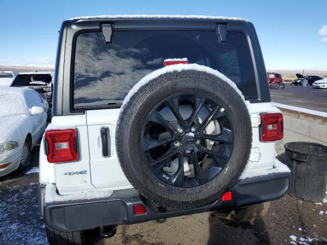 1C4JJXP68MW839210 - 2021 JEEP WRANGLER U SAHARA 4XE WHITE photo 6
