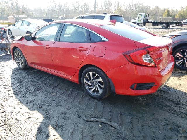 2HGFC2F74JH541780 - 2018 HONDA CIVIC EX RED photo 2