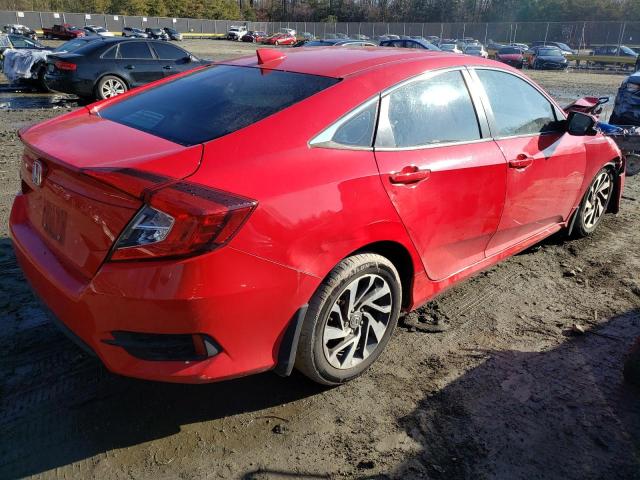 2HGFC2F74JH541780 - 2018 HONDA CIVIC EX RED photo 3