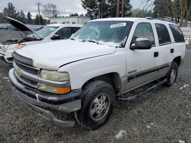 1GNEC13T3YJ118467 - 2000 CHEVROLET TAHOE C1500 WHITE photo 1