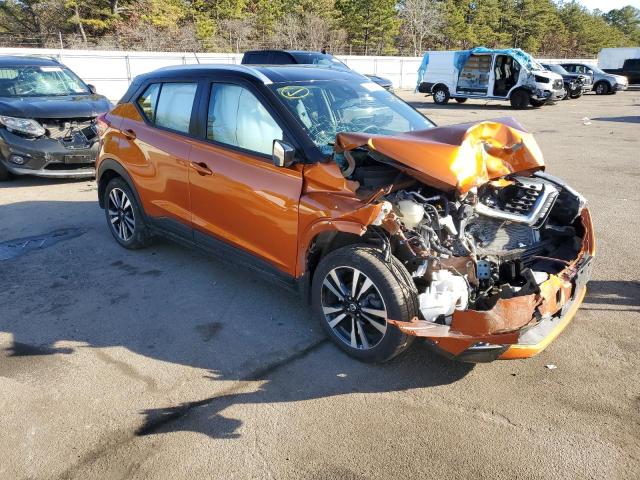 3N1CP5CV2LL528498 - 2020 NISSAN KICKS SV ORANGE photo 4