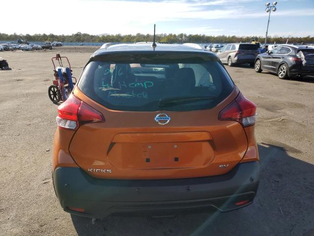 3N1CP5CV2LL528498 - 2020 NISSAN KICKS SV ORANGE photo 6