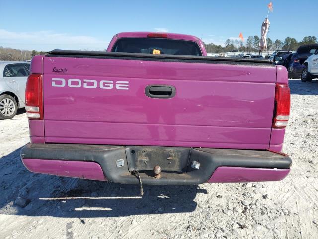 1B7FL26X4VS252346 - 1997 DODGE DAKOTA PURPLE photo 6