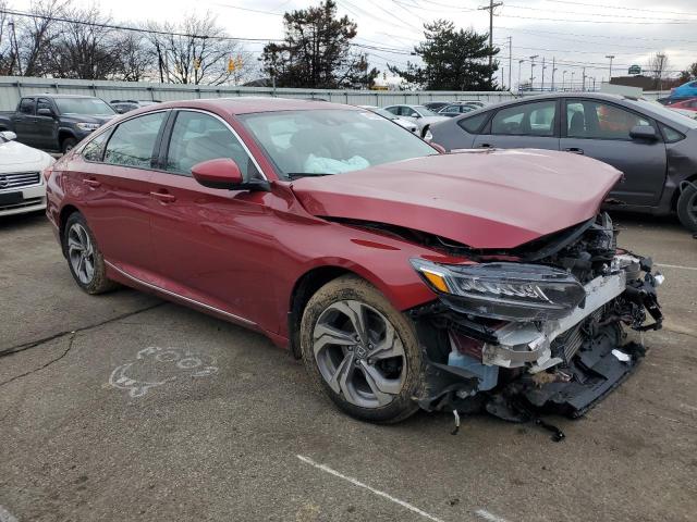 1HGCV1F42KA021896 - 2019 HONDA ACCORD EX RED photo 4