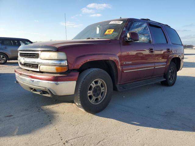 1GNEC13T12J168338 - 2002 CHEVROLET TAHOE C1500 MAROON photo 1