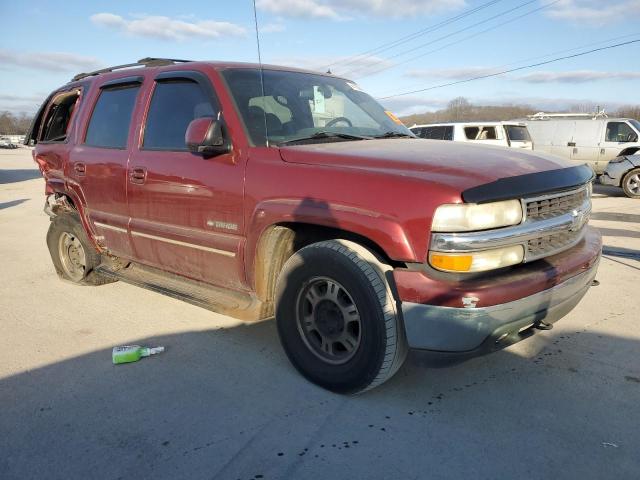 1GNEC13T12J168338 - 2002 CHEVROLET TAHOE C1500 MAROON photo 4