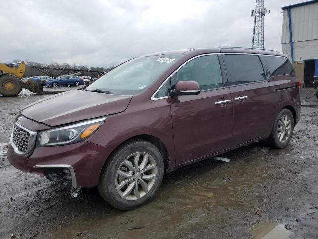 KNDMC5C13L6590299 - 2020 KIA SEDONA EX RED photo 1