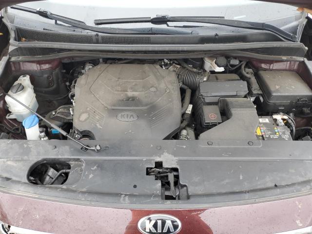 KNDMC5C13L6590299 - 2020 KIA SEDONA EX RED photo 12