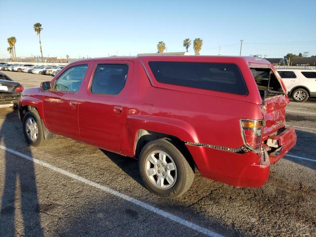 2HJYK16586H513969 - 2006 HONDA RIDGELINE RTL RED photo 2