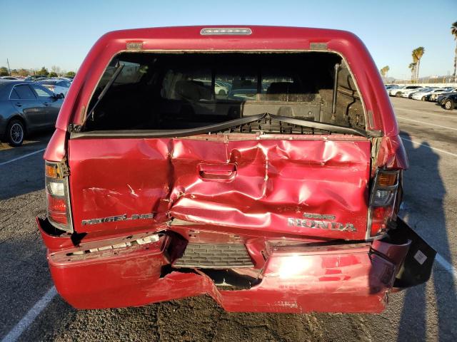 2HJYK16586H513969 - 2006 HONDA RIDGELINE RTL RED photo 6