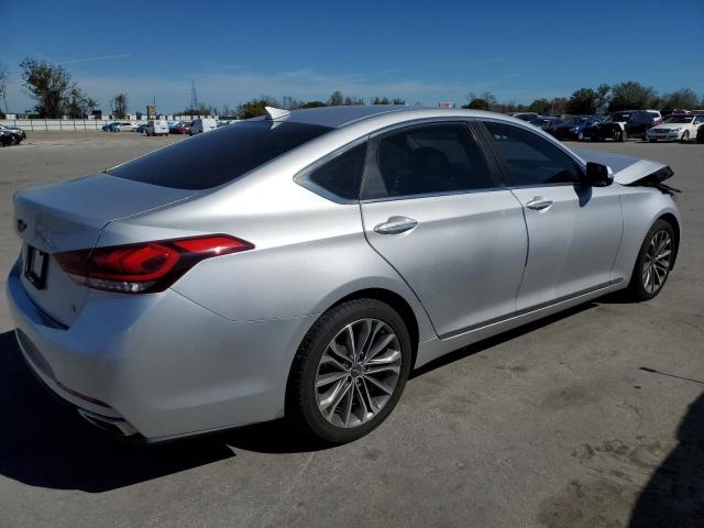 KMHGN4JEXFU098727 - 2015 HYUNDAI GENESIS 3.8L SILVER photo 3