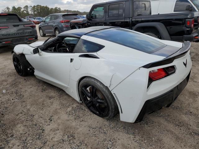 1G1YA2D77H5101787 - 2017 CHEVROLET CORVETTE STINGRAY 1LT WHITE photo 2
