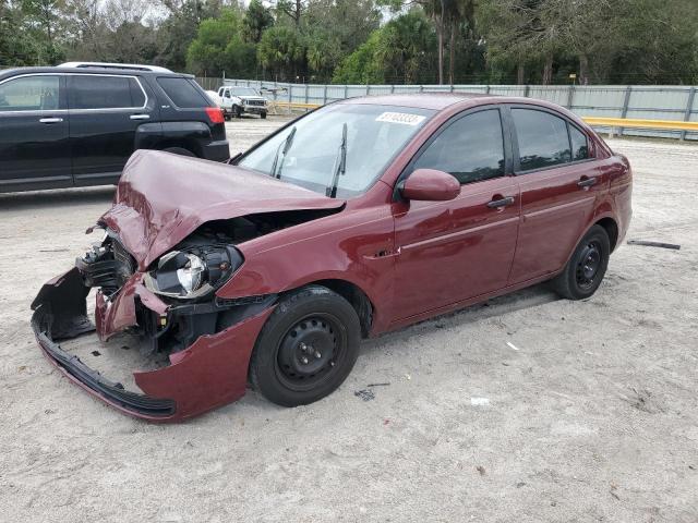 KMHCN46C38U238528 - 2008 HYUNDAI ACCENT GLS BURGUNDY photo 1