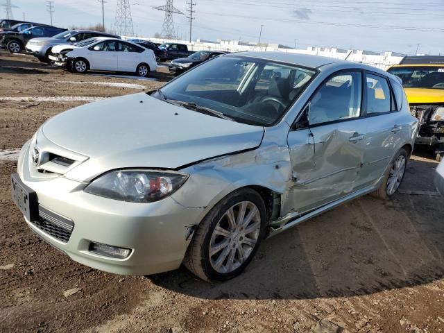 JM1BK343X81170817 - 2008 MAZDA 3 HATCHBACK SILVER photo 1