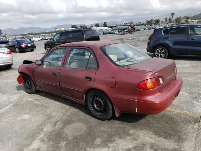 1NXBR12E8XZ144746 - 1999 TOYOTA COROLLA VE RED photo 2