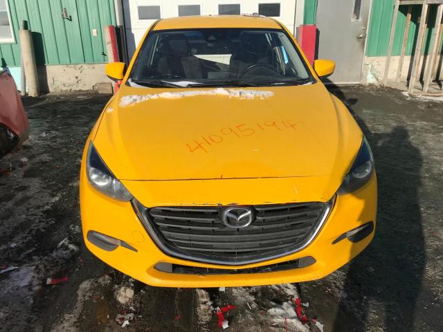 3MZBN1U74JM238209 - 2018 MAZDA 3 SPORT YELLOW photo 5